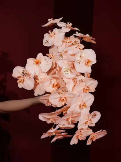 Golden Whisper Orchid Bridal Bouquet