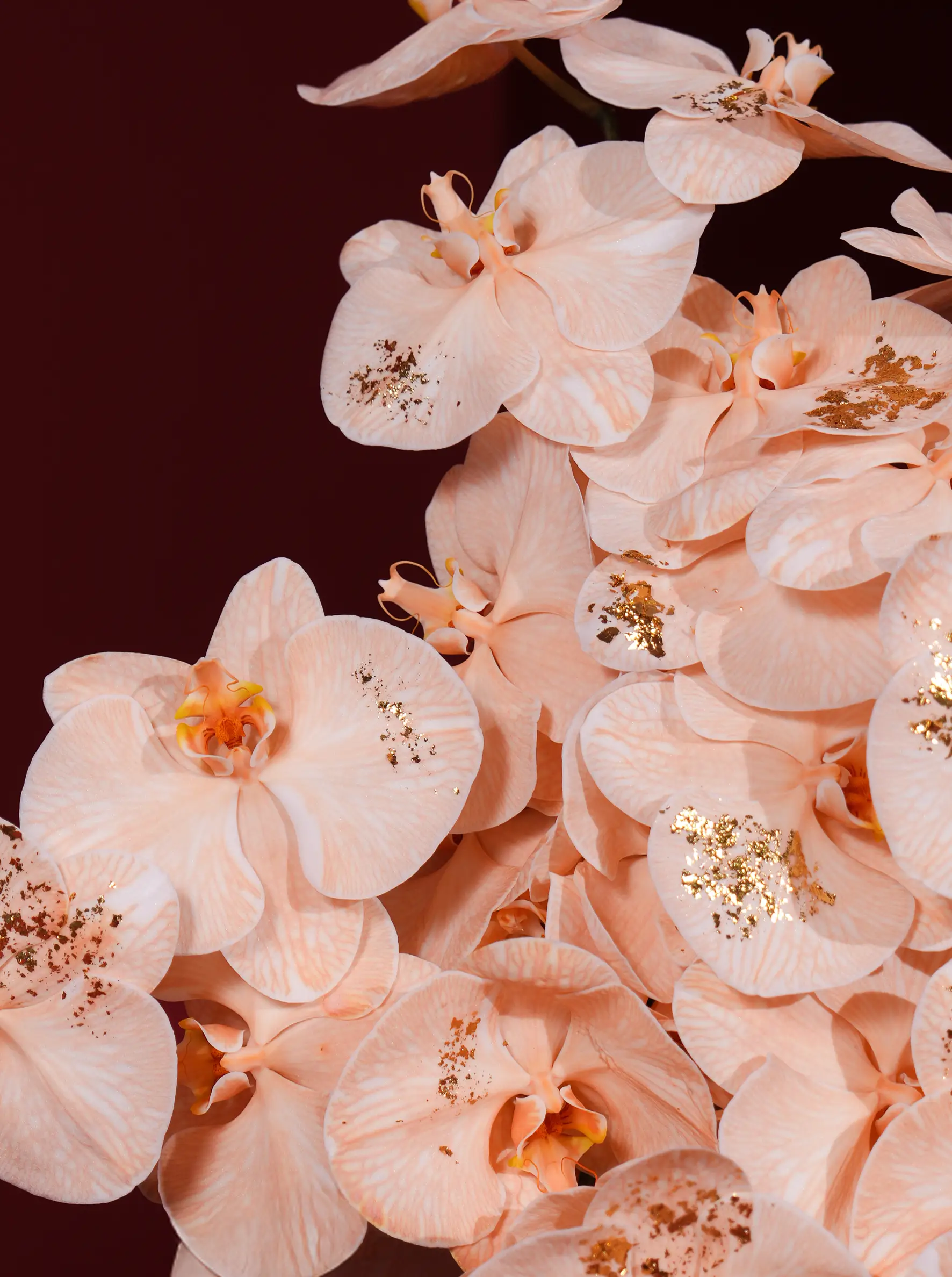 Golden Whisper Orchid Bridal Bouquet - Image 2