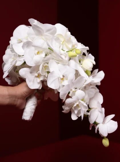 Whispers of White Bridal Bouquet