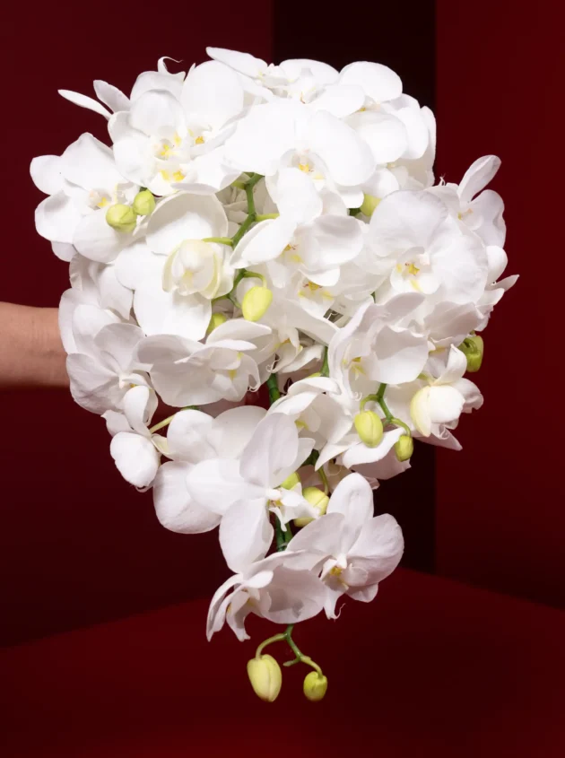 Whispers of White Bridal Bouquet - Image 2